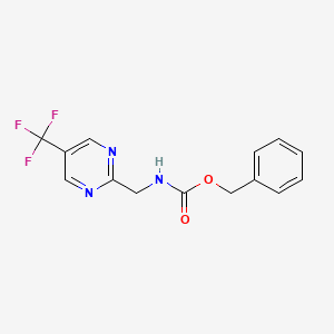 Benzyl [5-(trifluoromethyl)pyrimidin-2-YL]methylcarbamate