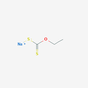 molecular formula C3H5NaOS2 B148604 乙基黄原酸钠 CAS No. 140-90-9