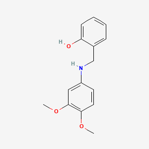 2-(((3,4-Dimethoxyphenyl)amino)methyl)phenol