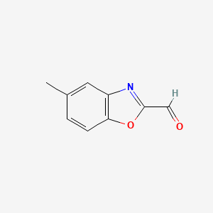 5-Methyl-1,3-benzoxazole-2-carbaldehyde