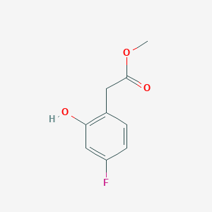 molecular formula C9H9FO3 B14860467 Methyl (4-fluoro-2-hydroxyphenyl)acetate 