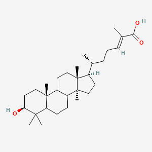 3-Hydroxylanost-9(11)-24-dien-26-oic acid