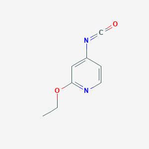 molecular formula C8H8N2O2 B14860575 2-Ethoxy-4-isocyanatopyridine 