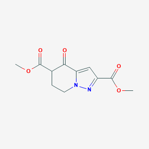 Dimethyl 4-oxo-4,5,6,7-tetrahydropyrazolo[1,5-a]pyridine-2,5-dicarboxylate