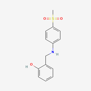 2-(((4-(Methylsulfonyl)phenyl)amino)methyl)phenol