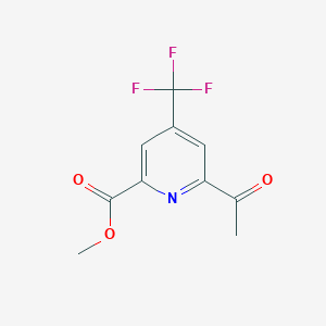 Methyl 6-acetyl-4-(trifluoromethyl)pyridine-2-carboxylate