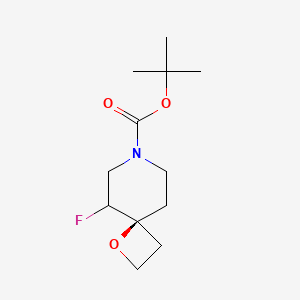 tert-butyl (4S)-5-fluoro-1-oxa-7-azaspiro[3.5]nonane-7-carboxylate