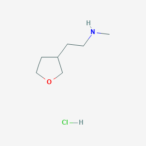 N-Methyl-2-tetrahydro-3-furanyl-1-ethanamine hydrochloride