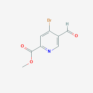 Methyl 4-bromo-5-formylpyridine-2-carboxylate