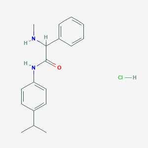 N-(4-Isopropylphenyl)-2-(methylamino)-2-phenylacetamide hydrochloride