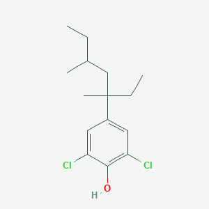 2,6-Dichloro-4-(3,5-dimethylheptan-3-yl)phenol