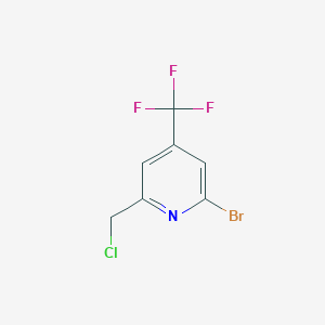 2-Bromo-6-(chloromethyl)-4-(trifluoromethyl)pyridine