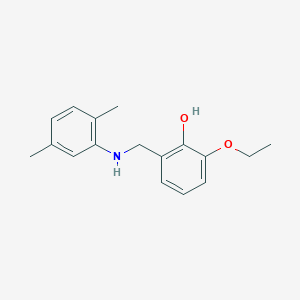 2-{[(2,5-Dimethylphenyl)amino]methyl}-6-ethoxyphenol