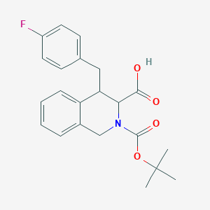 2-(tert-Butoxycarbonyl)-4-(4-fluorobenzyl)-1,2,3,4-tetrahydro-3-isoquinolinecarboxylic acid