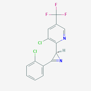 3-chloro-2-[(2R)-3-(2-chlorophenyl)-2H-azirin-2-yl]-5-(trifluoromethyl)pyridine