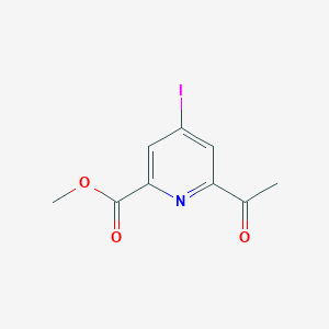 Methyl 6-acetyl-4-iodopyridine-2-carboxylate