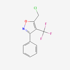 5-(Chloromethyl)-3-phenyl-4-(trifluoromethyl)isoxazole