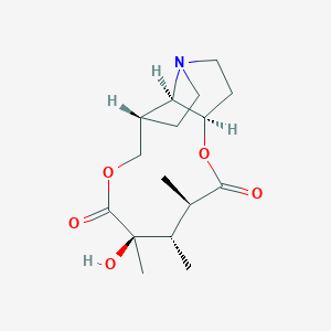 (1R,4R,5S,6R,10S,16R)-6-hydroxy-4,5,6-trimethyl-2,8-dioxa-13-azatricyclo[8.5.1.013,16]hexadecane-3,7-dione