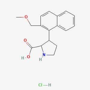 3-[2-(Methoxymethyl)-1-naphthyl]proline hydrochloride