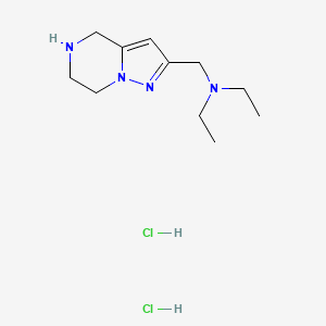 N-Ethyl-N-(4,5,6,7-tetrahydropyrazolo[1,5-a]pyrazin-2-ylmethyl)-1-ethanamine dihydrochloride