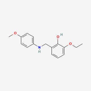 2-Ethoxy-6-{[(4-methoxyphenyl)amino]methyl}phenol