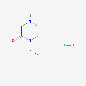molecular formula C7H15ClN2O B1486079 1-Propyl-2-piperazinone hydrochloride CAS No. 2203015-29-4
