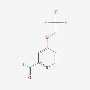 4-(2,2,2-Trifluoro-ethoxy)-pyridine-2-carbaldehyde