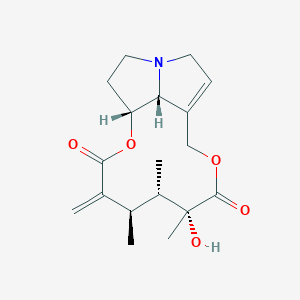 (1R,5R,6S,7R,17R)-7-hydroxy-5,6,7-trimethyl-4-methylidene-2,9-dioxa-14-azatricyclo[9.5.1.014,17]heptadec-11-ene-3,8-dione