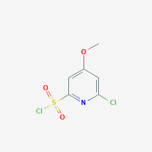 6-Chloro-4-methoxypyridine-2-sulfonyl chloride