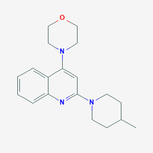 4-(2-(4-Methylpiperidin-1-yl)quinolin-4-yl)morpholine