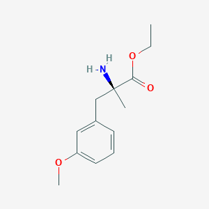 Alanine, 3-(M-methoxyphenyl)-2-methyl, ethyl ester