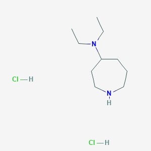 molecular formula C10H24Cl2N2 B1486098 N,N-Diethyl-4-azepanamine dihydrochloride CAS No. 2203716-46-3