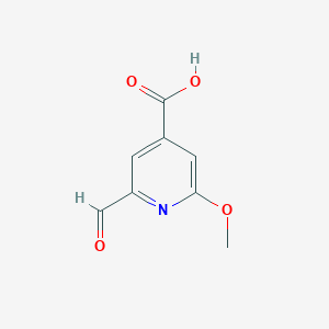 2-Formyl-6-methoxyisonicotinic acid