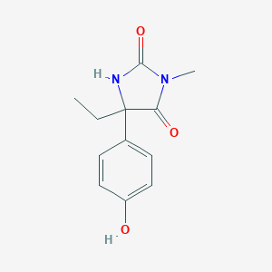 5-Ethyl-5-(4-hydroxyphenyl)-3-methylimidazolidine-2,4-dione