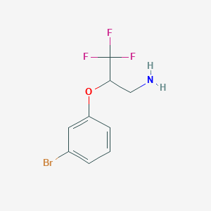 2-(3-Bromo-phenoxy)-3,3,3-trifluoro-propylamine