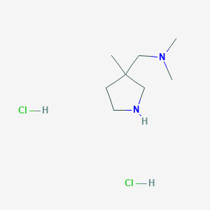 N,N-Dimethyl(3-methyl-3-pyrrolidinyl)methanamine dihydrochloride
