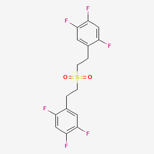 1,2,4-Trifluoro-5-[2-[2-(2,4,5-trifluorophenyl)ethylsulfonyl]ethyl]benzene