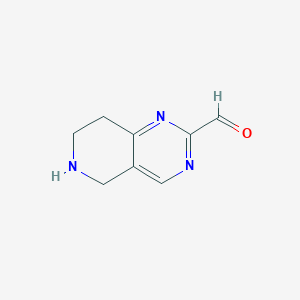 5,6,7,8-Tetrahydropyrido[4,3-D]pyrimidine-2-carbaldehyde