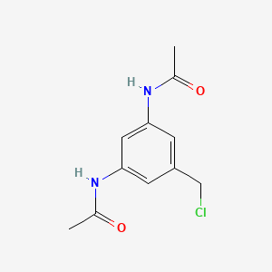 molecular formula C11H13ClN2O2 B14861093 N-[3-(Acetylamino)-5-(chloromethyl)phenyl]acetamide CAS No. 1393567-13-9