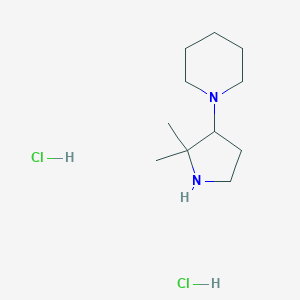 1-(2,2-Dimethyl-3-pyrrolidinyl)piperidine dihydrochloride