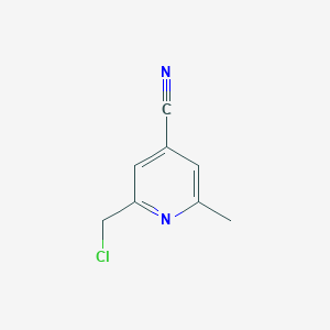 2-(Chloromethyl)-6-methylisonicotinonitrile