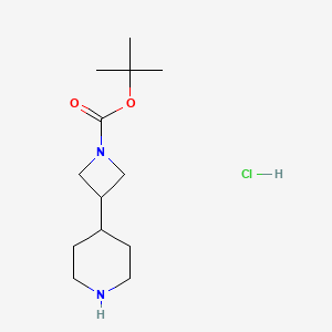 1-Boc-3-(4-piperidyl)azetidine HCl