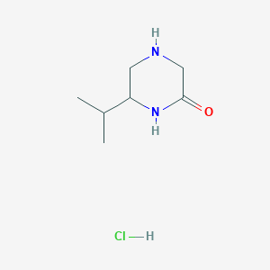 molecular formula C7H15ClN2O B1486114 6-Isopropyl-2-piperazinone hydrochloride CAS No. 2204054-17-9