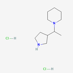 1-[1-(3-Pyrrolidinyl)ethyl]piperidine dihydrochloride