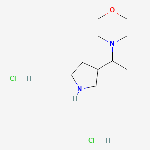 4-[1-(3-Pyrrolidinyl)ethyl]morpholine dihydrochloride