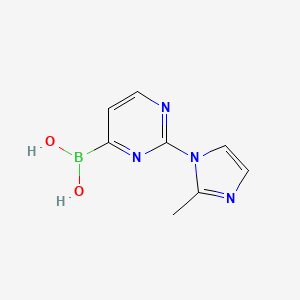 2-(2-Methylimidazol-1-yl)pyrimidine-4-boronic acid