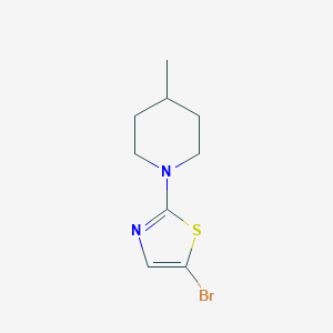 2-(4-Methylpiperidin-1-YL)-5-bromothiazole