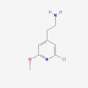 2-(2-Chloro-6-methoxypyridin-4-YL)ethanamine