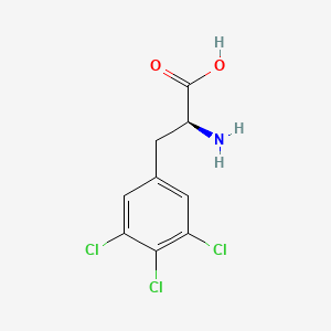 molecular formula C9H8Cl3NO2 B14861244 3,4,5-trichloro-L-Phe 