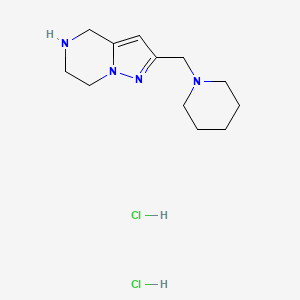 2-(1-Piperidinylmethyl)-4,5,6,7-tetrahydropyrazolo[1,5-a]pyrazine dihydrochloride